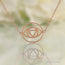 14kt Rose Gold Vermeil - Brow Chakra Necklace