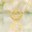14KT YELLOW GOLD -THROAT CHAKRA CHOKER