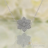 925 STERLING SILVER -COEXIST IN HARMONY CHAKRA NECKLACE - Gemstone Silver Jewelry