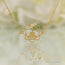 14kt Gold Vermeil - Buddha Good Karma Chakra Necklace