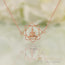 14kt Rose Gold Vermeil - Buddha Good Karma Chakra Necklace