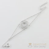 925 STERLING SILVER -BASE CHAKRA BRACELET - Gemstone Silver Jewelry