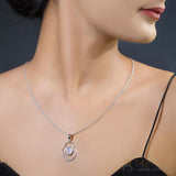 Moonstone Pendant-Helene - Gemstone Silver Jewelry