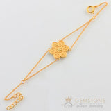14KT YELLOW GOLD -COEXIST IN HARMONY CHAKRA BRACELET - Gemstone Silver Jewelry