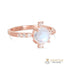 14k Rose Gold Vermeil Moonstone Ring - Opulent