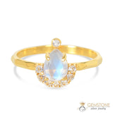 Moonstone Ring