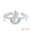 Moonstone Ring-Princess-S