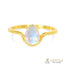 14k Gold Vermeil Moonstone Ring - Ecstasy