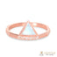 14k Rose Gold Vermeil Moonstone Ring - Ardour