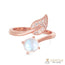 14k Rose Gold Vermeil Moonstone Ring - Harmony