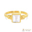 14k Gold Vermeil Moonstone Ring - Favor
