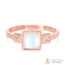 14k Rose Gold Vermeil Moonstone Ring - Favor