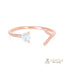 14k Rose Gold Vermeil Moonstone Ring - Gossamer