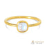 14k Gold Vermeil Moonstone Ring - Rhythm