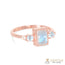 14k Rose Gold Vermeil Moonstone Ring - Royalty