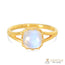 14k Gold Vermeil Moonstone Ring - Plushness
