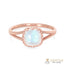 14k Rose Gold Vermeil Moonstone Ring - Plushness