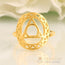 14kt Gold Vermeil - Throat Chakra Ring