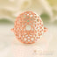 14kt Rose Gold Vermeil - Crown Chakra Ring