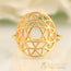 14kt Gold Vermeil - Heart Chakra Ring