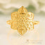 14kt Gold Vermeil - Coexist Good Karma Chakra Ring
