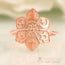 14kt Rose Gold Vermeil - Coexist Good Karma Chakra Ring