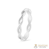 Silver Ring-Weaved Lace