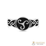 Silver Ring-Tribal Waves