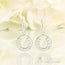 925 Sterling Silver - Horseshoe Good Karma Chakra Earring