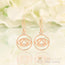 14kt Rose Gold Vermeil - Brow Chakra Earring