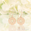 14kt Rose Gold Vermeil - Heart Chakra Earring