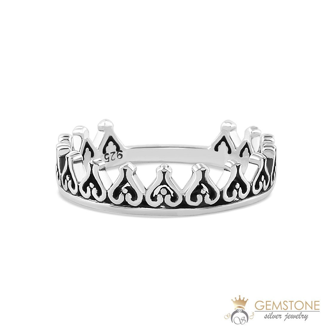 Silver Ring-Glowing Crown