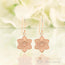 14kt Rose Gold Vermeil - Coexist Good Karma Chakra Earring