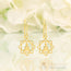 14kt Gold Vermeil - Buddha Good Karma Chakra Earring