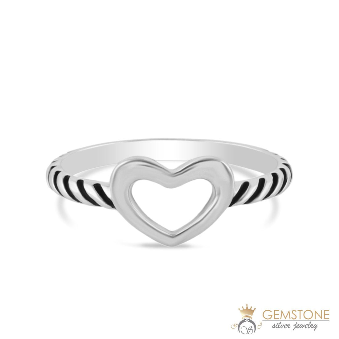 Silver Ring-Braids Of Cupid