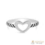 Silver Ring-Braids Of Cupid