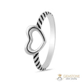 Silver Ring-Braids Of Cupid