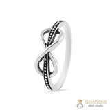 Silver Ring-Drizzling Bow