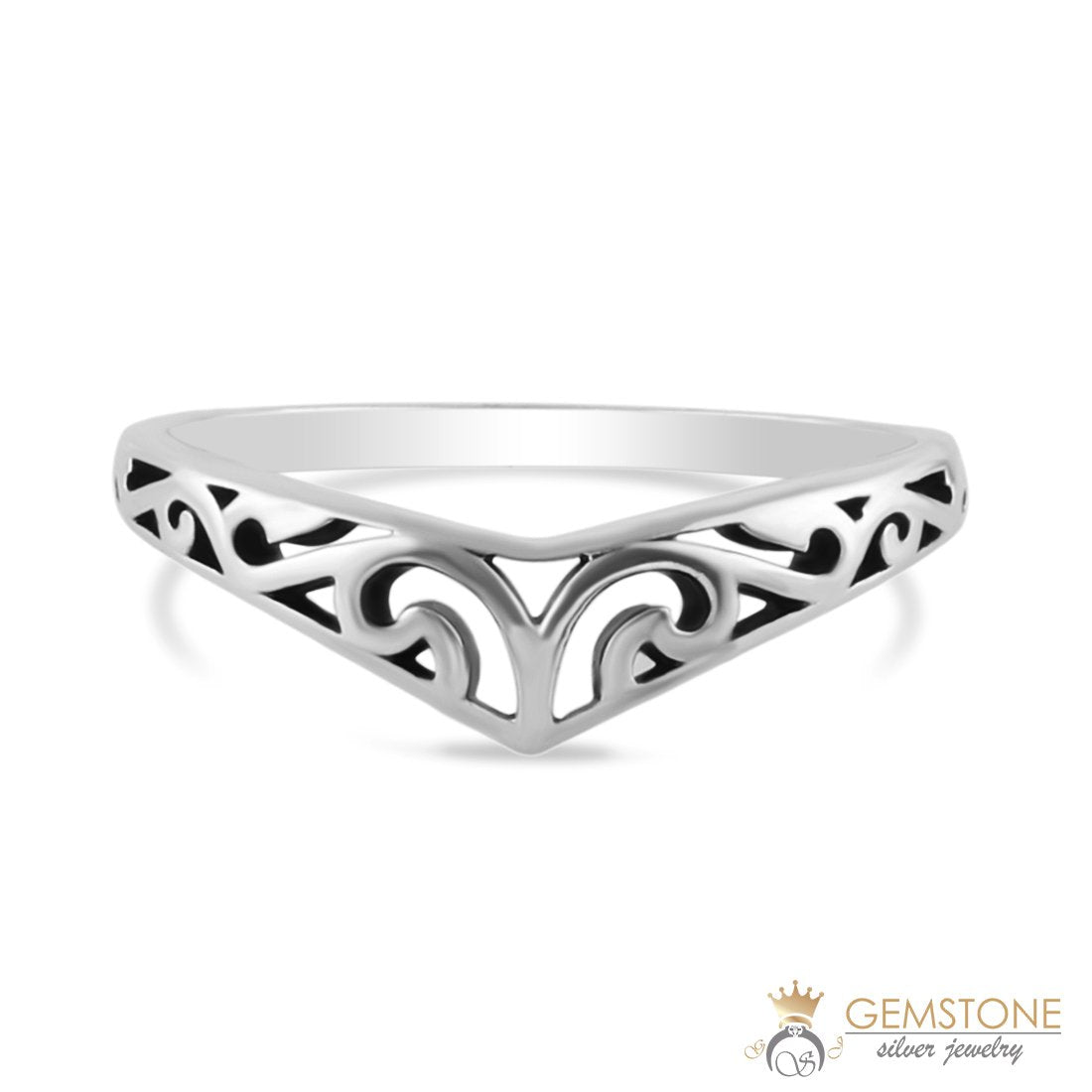 Silver Ring-Royal Wreath