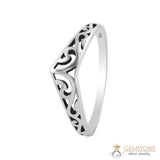 Silver Ring-Royal Wreath