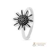 Silver Ring-Daisy Bloom
