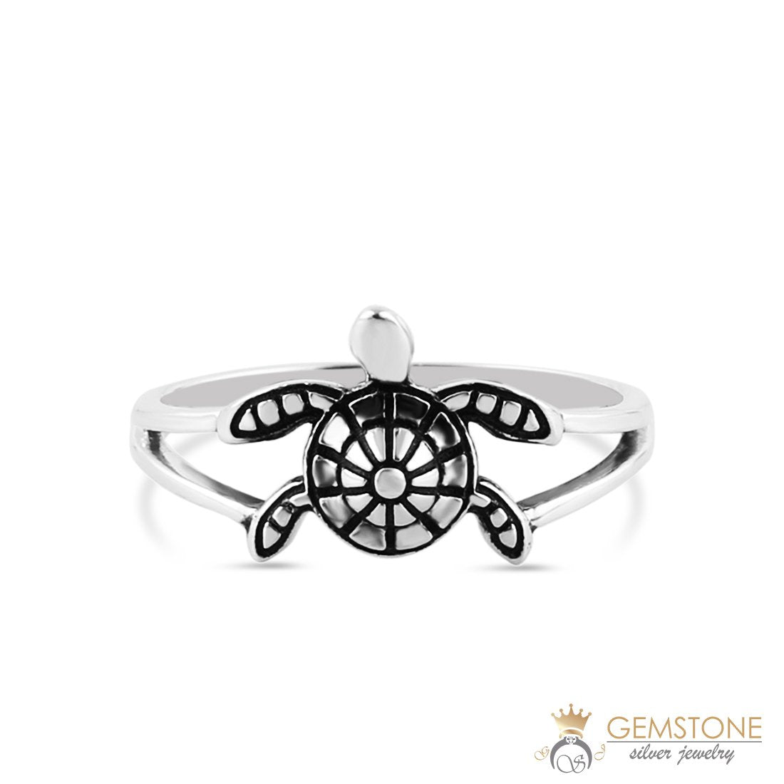Silver Ring-Sky's Turtle