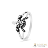 Silver Ring-Sky's Turtle