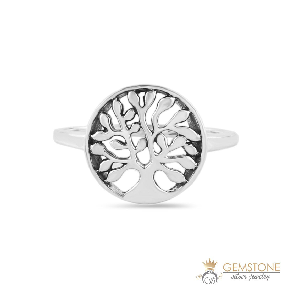 Silver Ring-Tree Of Life