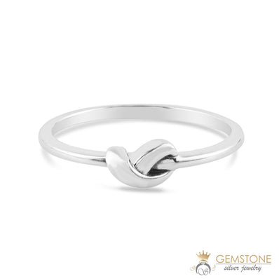 Silver Ring-Knotted Petite