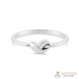 Silver Ring-Knotted Petite