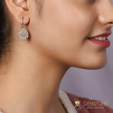 925 STERLING SILVER -SOLAR PLEXUS CHAKRA EARRING - gemstonesilverjewelryus