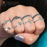 Silver Ring-Entwined Zenith - gemstonesilverjewelryus