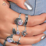 Silver Ring-Alluring Bouquet - gemstonesilverjewelryus
