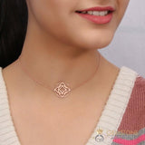 14KT ROSE GOLD -CHOKER BASE CHAKRA CHOKER - gemstonesilverjewelryus